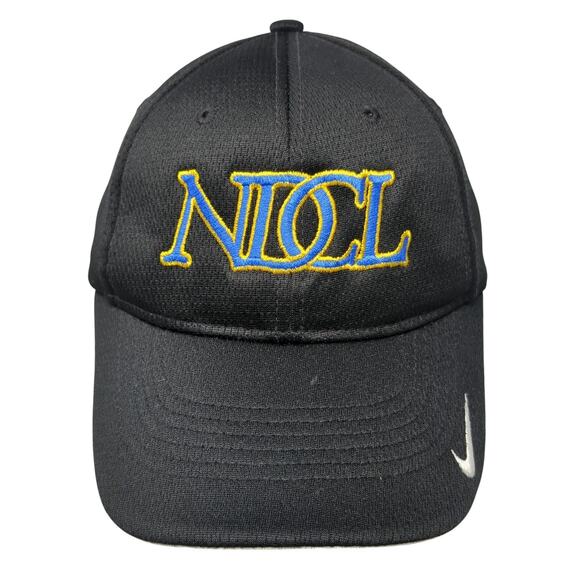 Nike Other - NDCL Fitted Baseball Cap Black M Embroidered Vented Holes Nike Legacy91 Dri-Fit